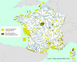 Réseau Natura 2000 français - Septembre 2016